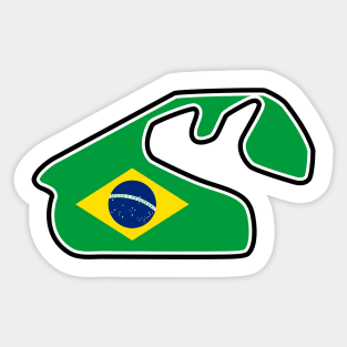 Autódromo José Carlos Pace [flag] Sticker